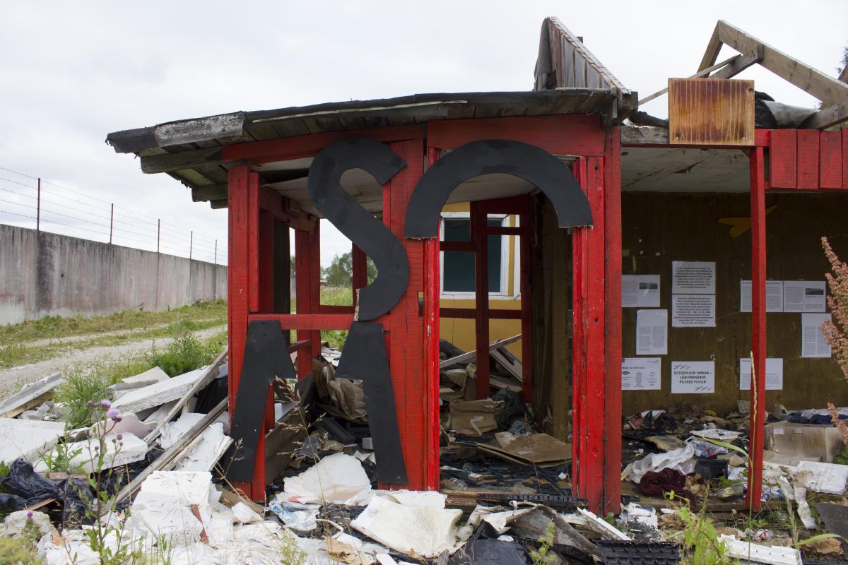 The museum after eviction in 2012.