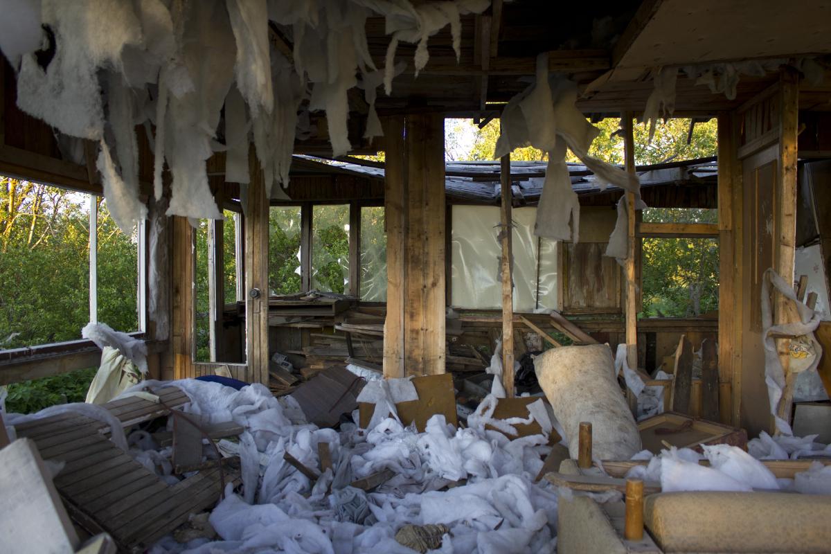 The house was found full of cotton, hence the name.